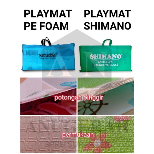 (BISA COD) (1 KG)  SHIMANO / PE FOAM PLAYMAT 180X200 FREE TAS TERMURAH