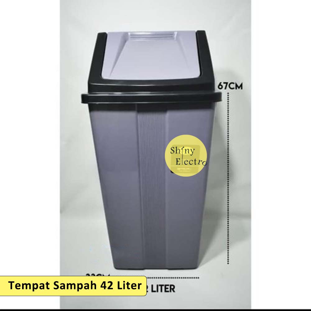 Jual Tempat Tong Sampah 42 Liter Dust Bin Keranjang 42l Kamar Mandi Kantor Kamar Tidur 4242