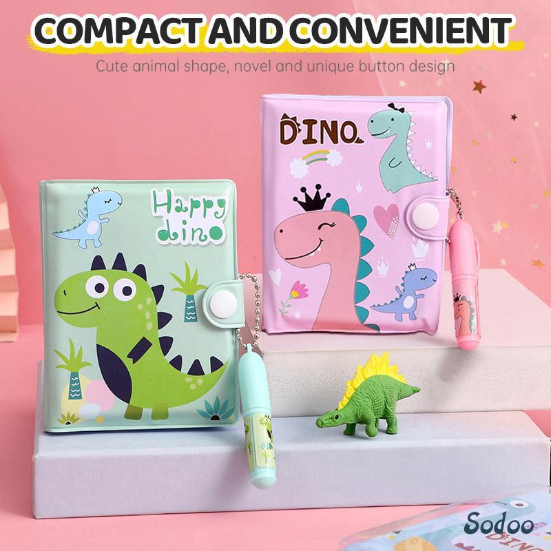 

Notebooks Notepads Kartun Kreatif Notebook Portabel Mini Dengan Set Bolpoin - SO