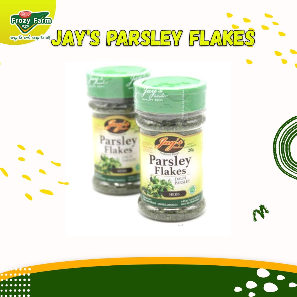 

Jays Parsley Flakes 25 Gram