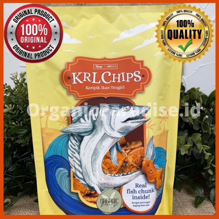 

Keripik Ikan Tenggiri KRL CHIPS dengan Daging Ikan Tenggiri Asli