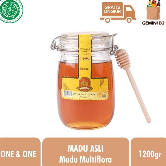 

[COD] One & One Honey / Madu Murni / Madu Asli 1200gr [COD]