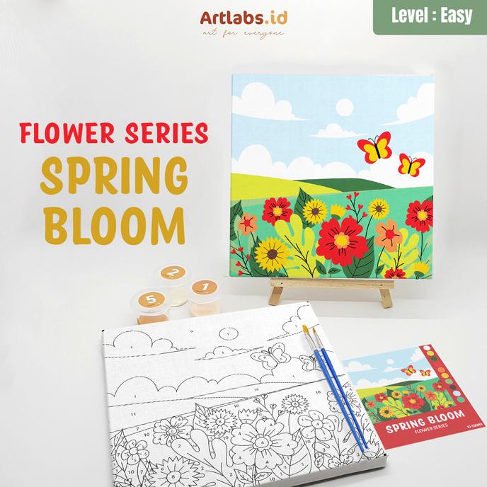 

[COD] SPRING BLOOM - Paint By Number 10 Color [Flower Series] HEMAT Kode 782