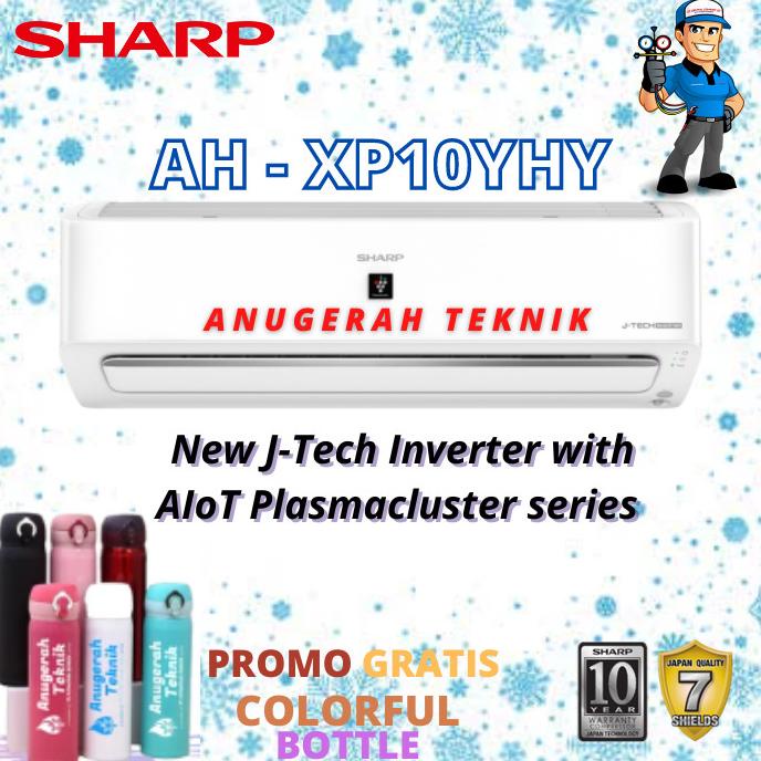AC SPLIT SHARP1 PK J- TECH INVERTER WITH PLASMACLUSTER - AH XP10YHY
