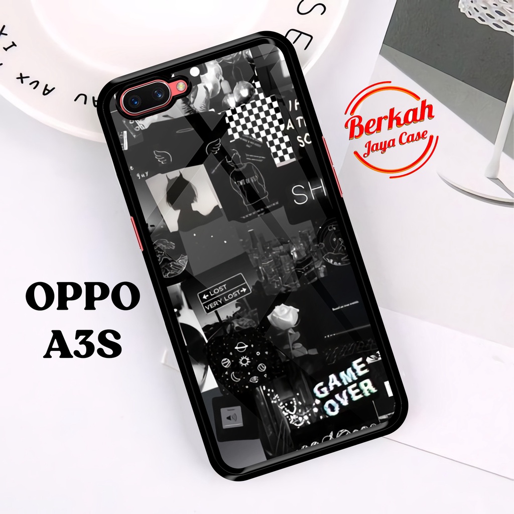 Case OPPO A3S - Casing OPPO A3S - case TMBLR AESTHE - Case hp - kondom hp - case aesthetic case anim