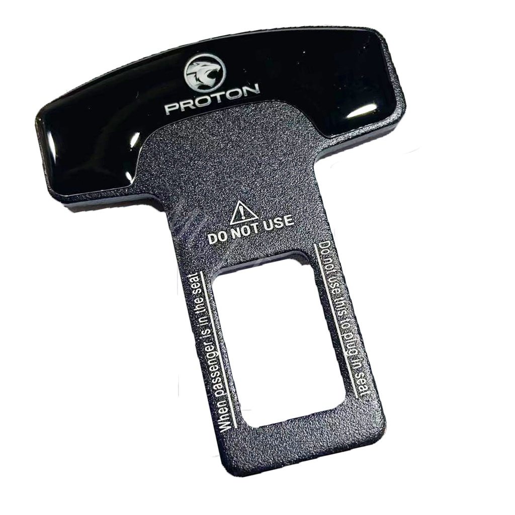 1 / 2Pcs Buckle Sabuk Pengaman Mobil Bahan Aluminum Alloy Dengan Alarm