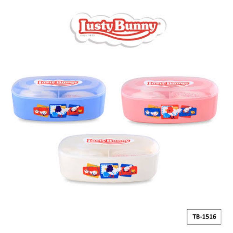 Lusty Bunny Tempat Bedak Oval ( TB1516 ) / Tempat Bedak Tabur