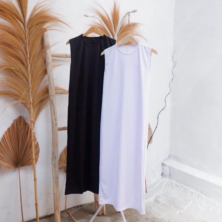 INNER DRESS SCUBA / INNER DRESS SPAN / INNER DRES HITAM / MANSET DRESS HITAM / ROK MANSET HITAM / MA