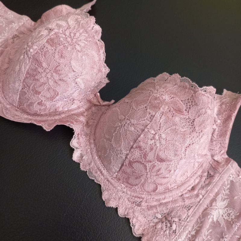 Women's Bra Beha BH Kutang Wacoal Original Warna Dusty Pink Size 34C