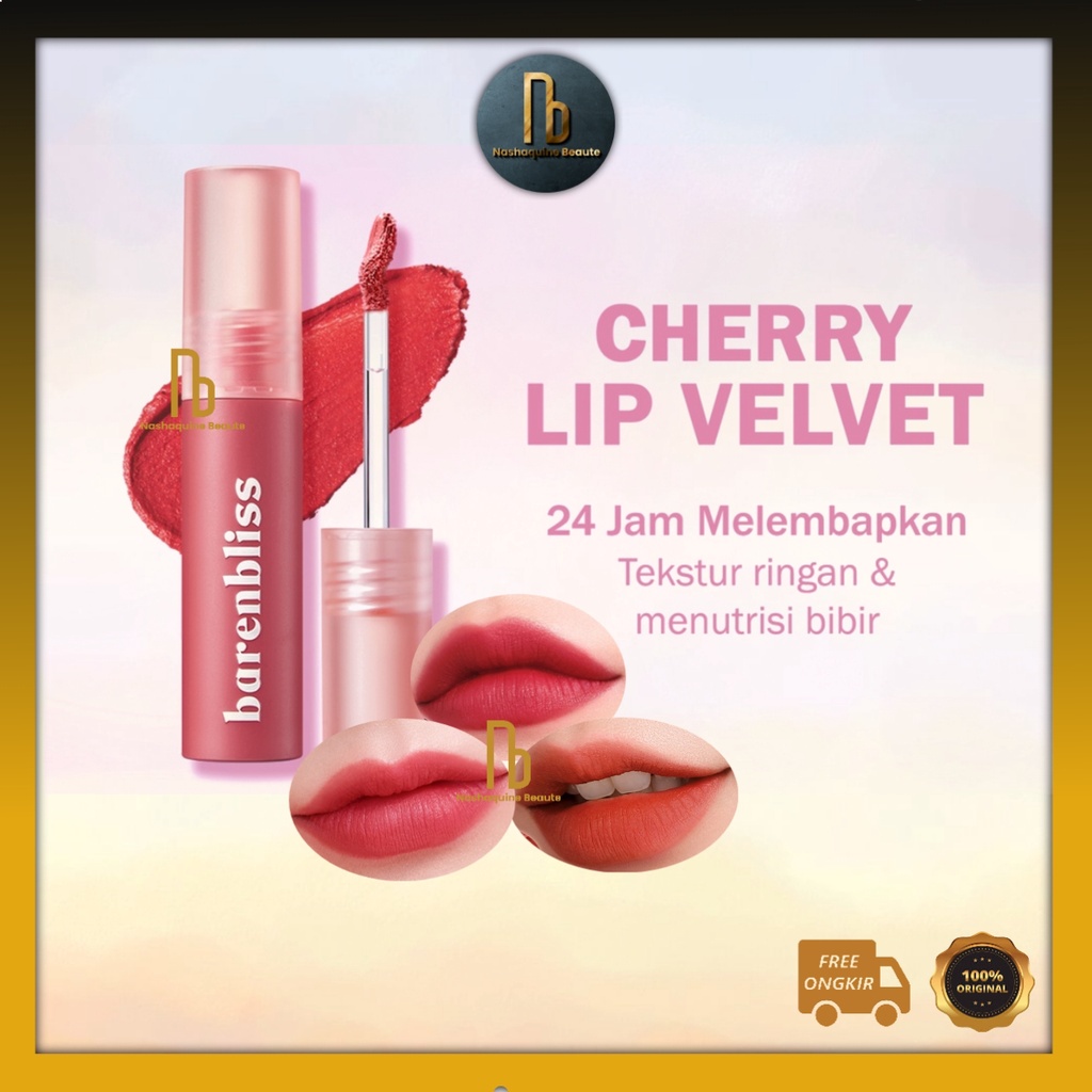 BNB Barenbliss Cherry Makes Cheerful Lip Velvet - Lipcream Velvet