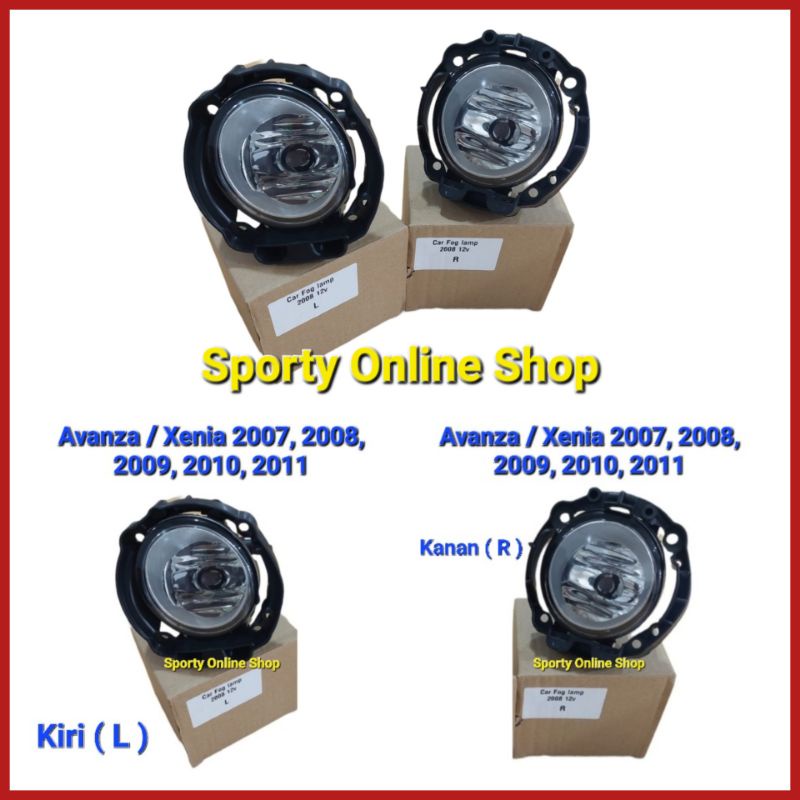 Fog Lamp Lampu Kabut Avanza Xenia 2007 sd 2011