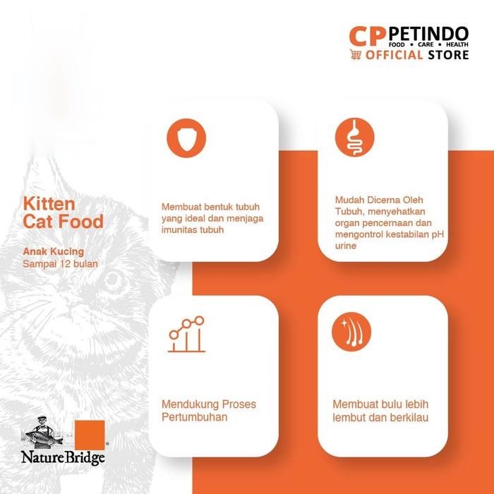 Nature Bridge Classic Kitten Cat Food - 1,5kg Makanan Anak Kucing Dry 1.5 kg