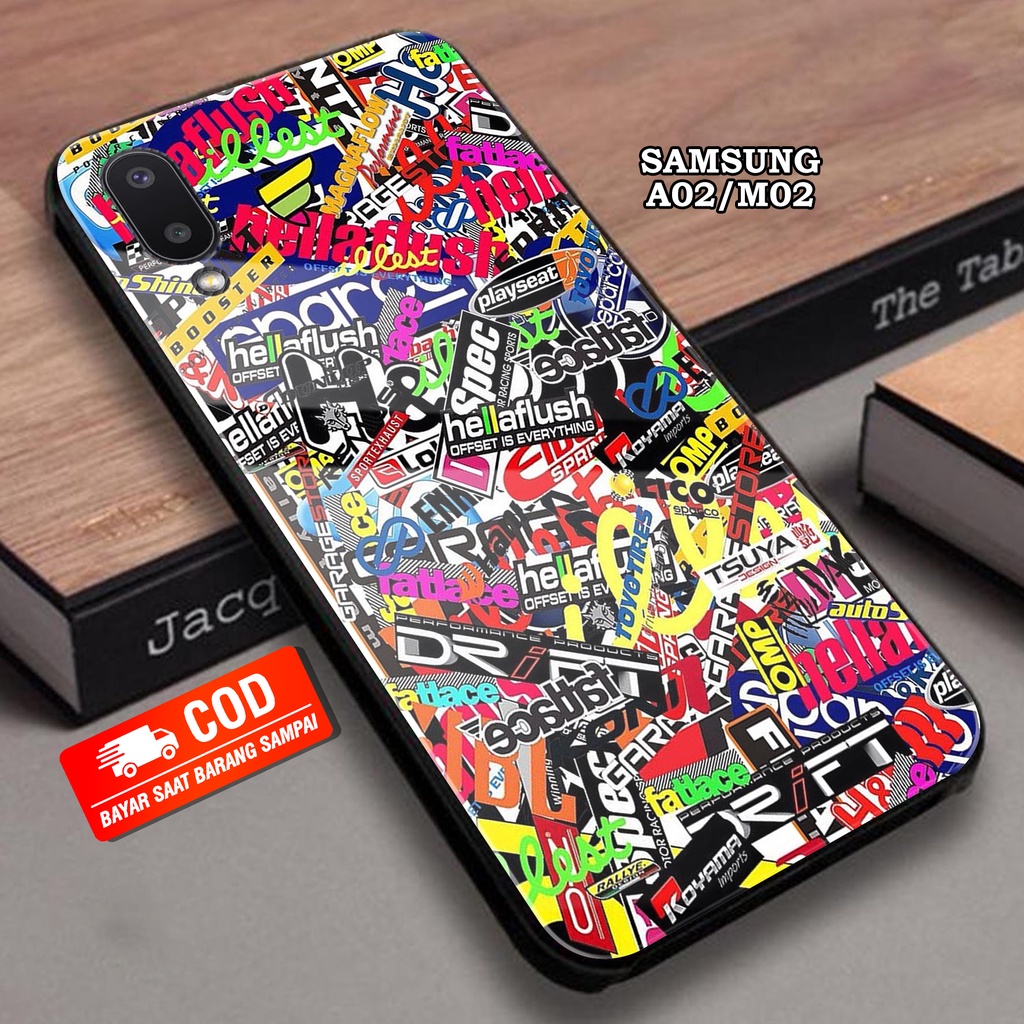 CASE SAMSUNG A02 / M02 - Casing SAMSUNG A02/ M02 Terbaru TOP ONE CASE [ GRAFITTY ] Silikon SAMSUNG M