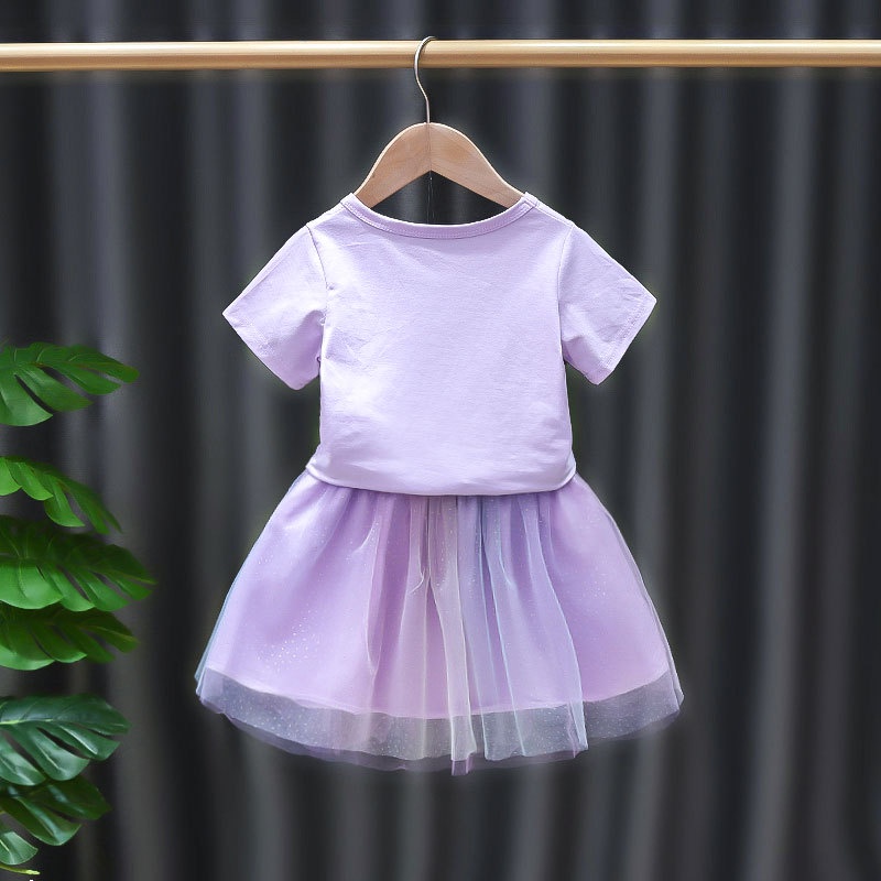 Juragan Junior [COD] Setelan INEZA Set 2in1 Anak Perempuan Import M-3XL
