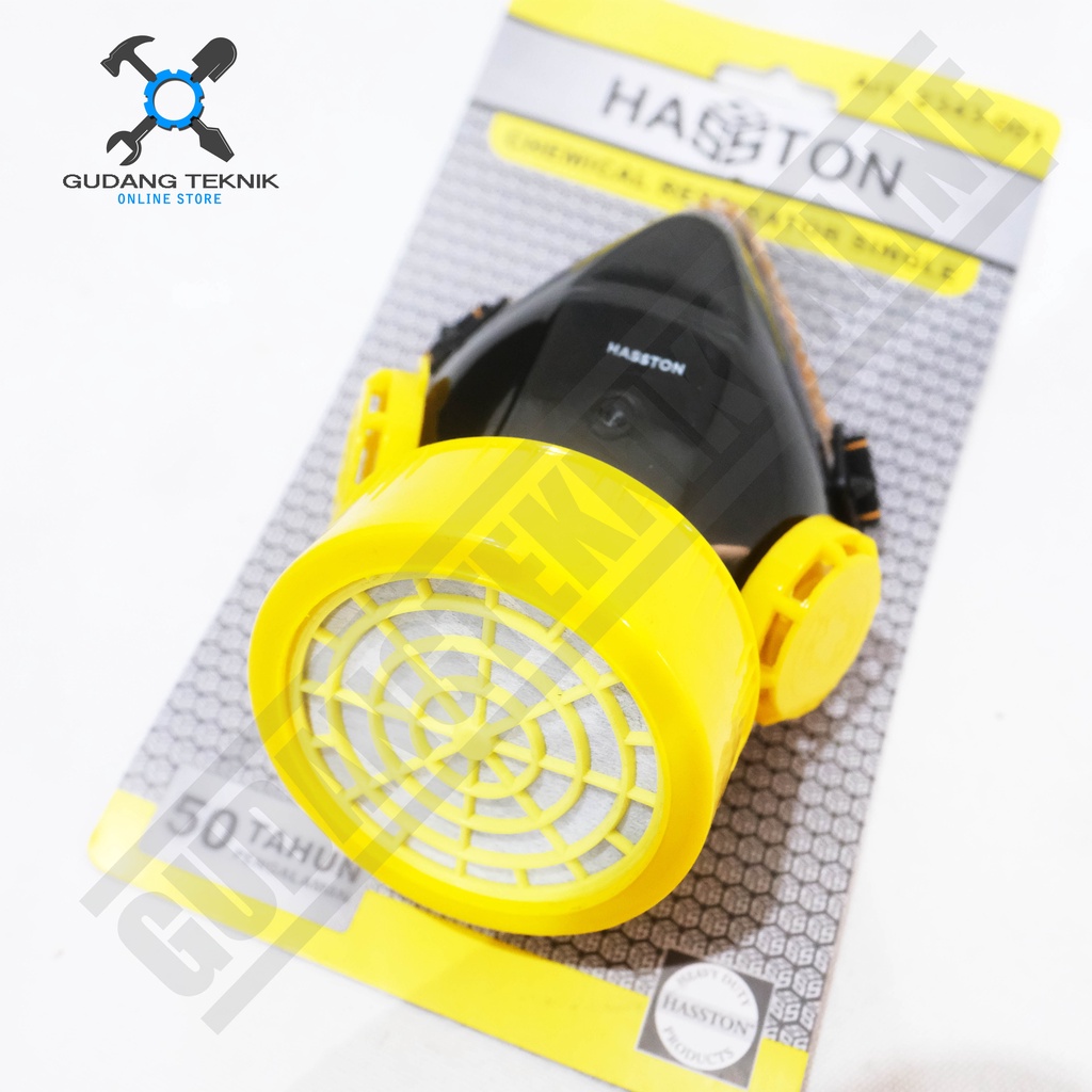 Masker Hidung Engkel SINGLE DOUBLE HASSTON PROHEX 2343-001 / Masker Respirator Moncong Babi Filter Chemical Respirator