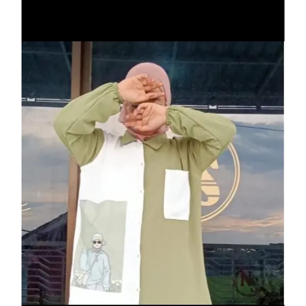 Setelan Minigo Crinkle Sablon Wanita Terbaru 2022 Kekinian Set Rayon Crinkle / Setelan Crinkle Murah Terbaru / Baju one Set Wanita Korean Style Terbaru 2022 / Airflow crinkle Premium terbaru viral tik tok.