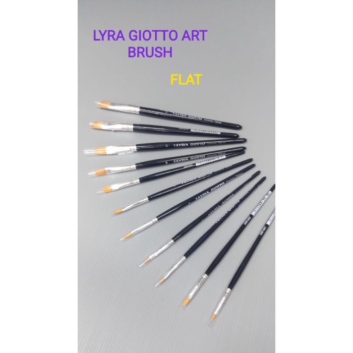 

Unik Lyra Taklon Art Brush Flat No. 7 / Kuas Lukis Lyra Pipih No.7 Murah