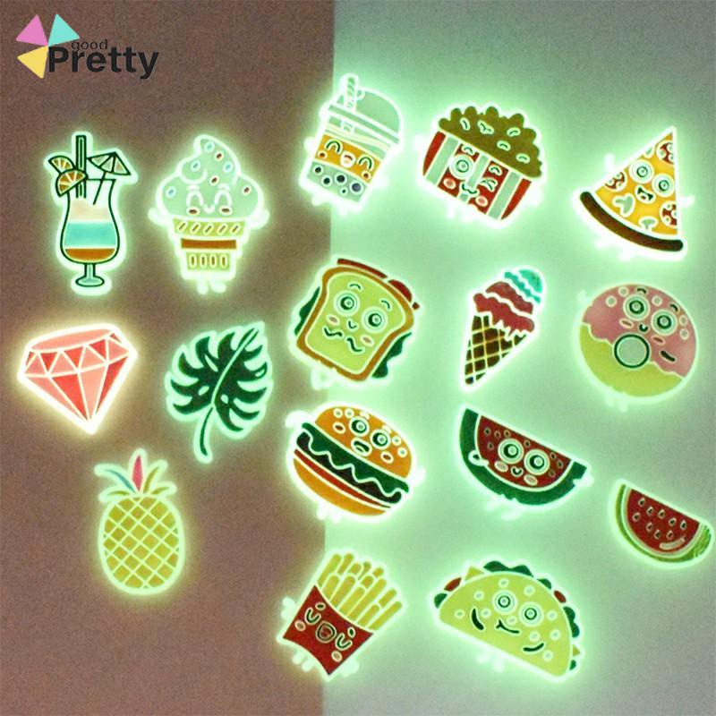 Charms Pin Bahan Pvc Glow In The Dark Desain Makanan Untuk Aksesoris Charms Fashion - PD