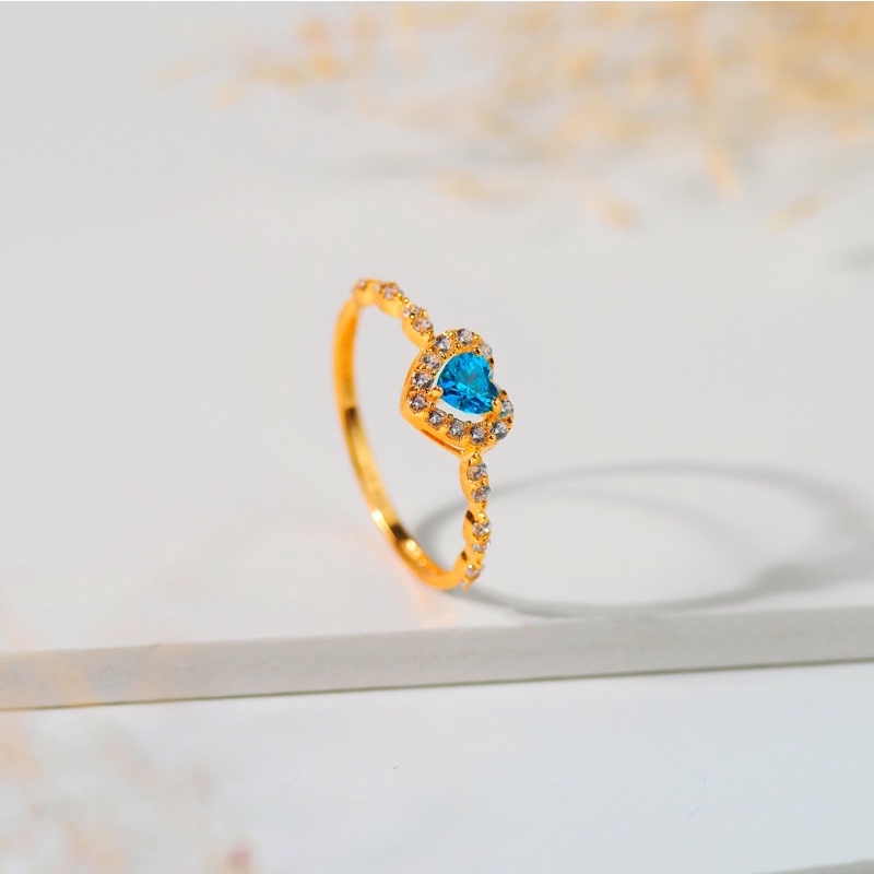 Cincin Emas Solitaire Waru - Toko Emas Gadjah