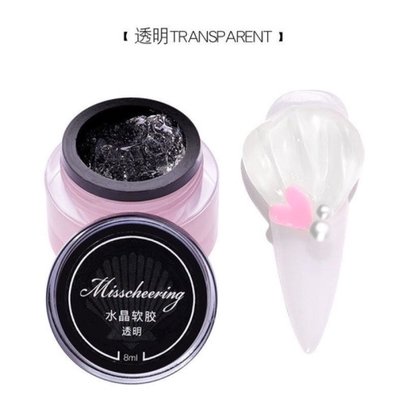 MISSCHEERING 4D GEL CARVED GEL / carving gel 4D timbul hiasan nail art