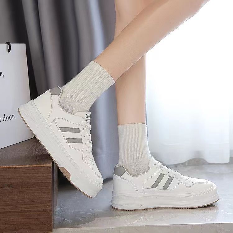 Free BOX Sepatu Sneaker Putih Wanita Import Premium Quality Sepatu Olahraga Sepatu Casual Sneakers Wanita Sport Shoes NS508