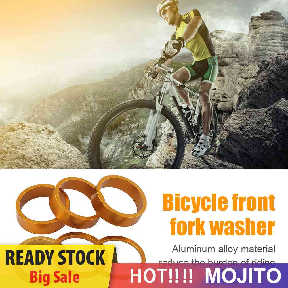 Cansucc 6pcs Gasket Spacer Headset Fork Depan Sepeda Mtb 28.6mm