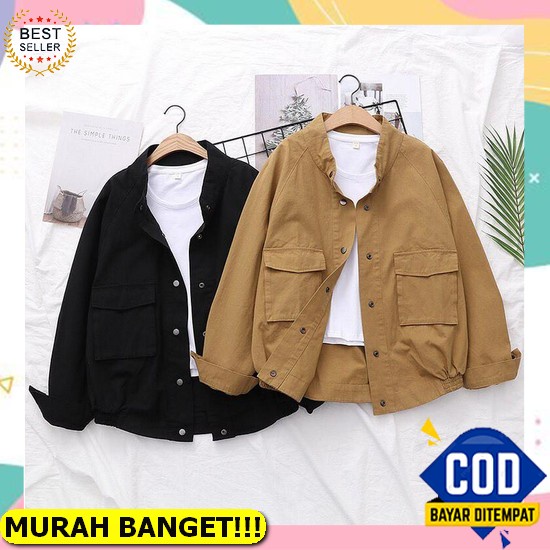 Kja-15 Jaket Luaran Wanita Import Korea Big Size Bulu Beruang Winter Cod - Outfit Termurah Selly Jac