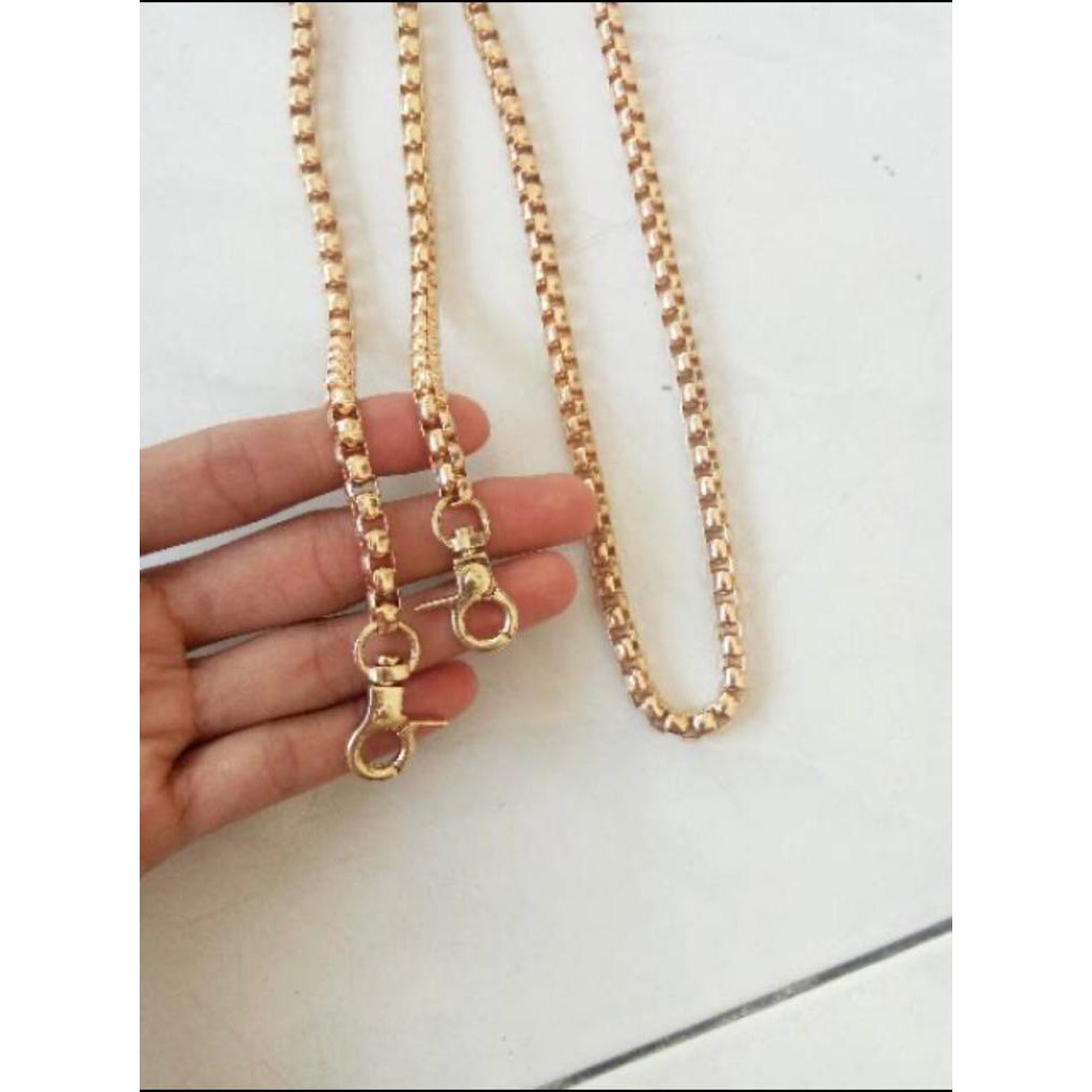 JUAL RANTAI TAS ULIR METAL CHAIN 110cm RANTAI TAS SELEMPANG  XHL-UL05