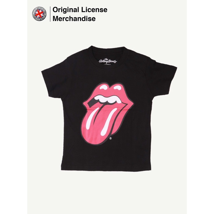 Kaos Baju Casual Pendek Anak Laki Katun ROLLING STONES Classic Tongue