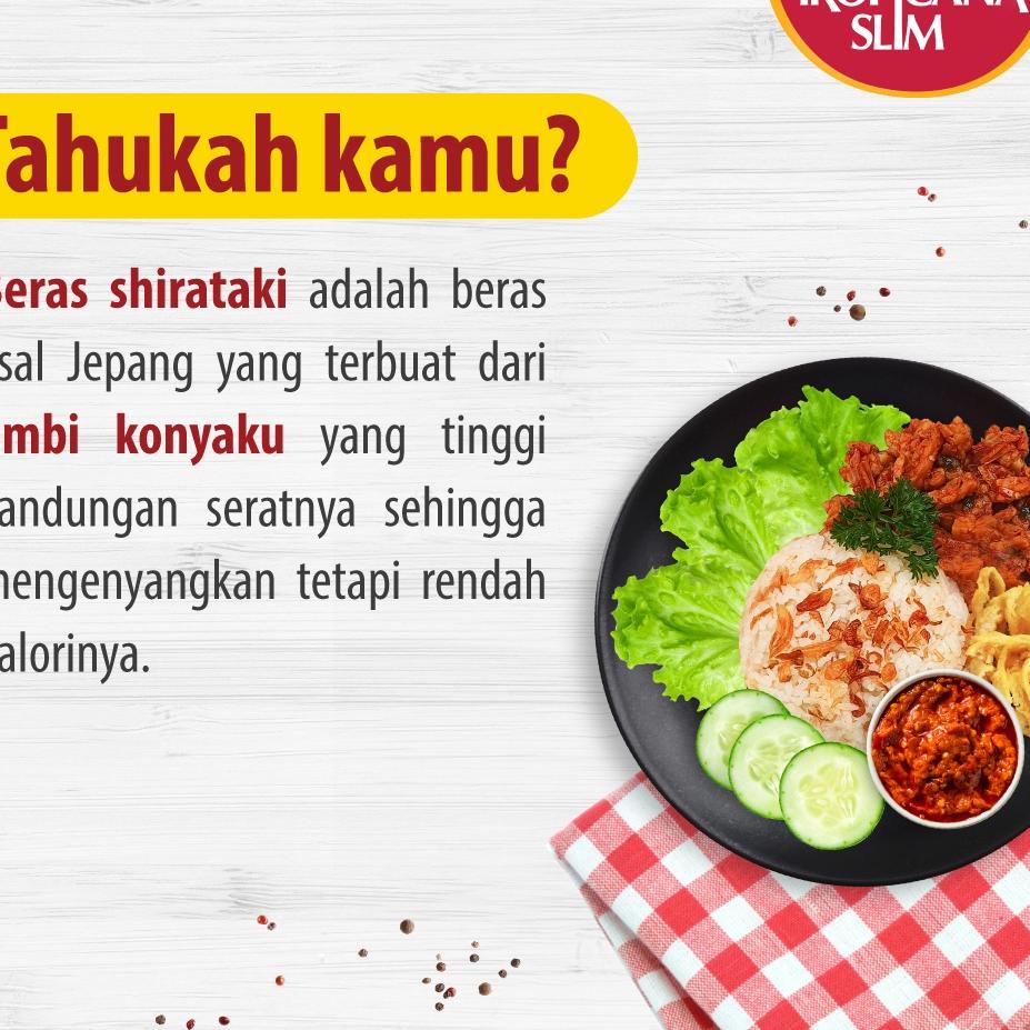 

Lebih hemat--Twin Pack - Tropicana Slim Shirataki Rice 72 g - Bantu Dukung Hidup Sehat