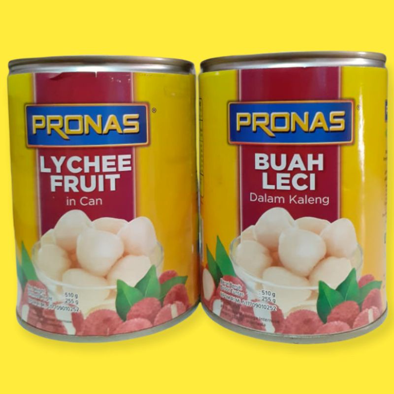Pronas Buah Leci Segar Dalam Kaleng 510 gr