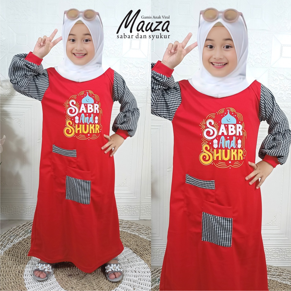 CF Kids Gamis Anak Mauza Sabar dan Syukur