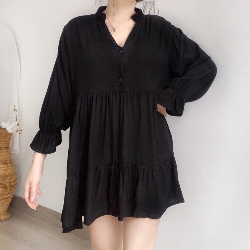 dress tingkat rayon