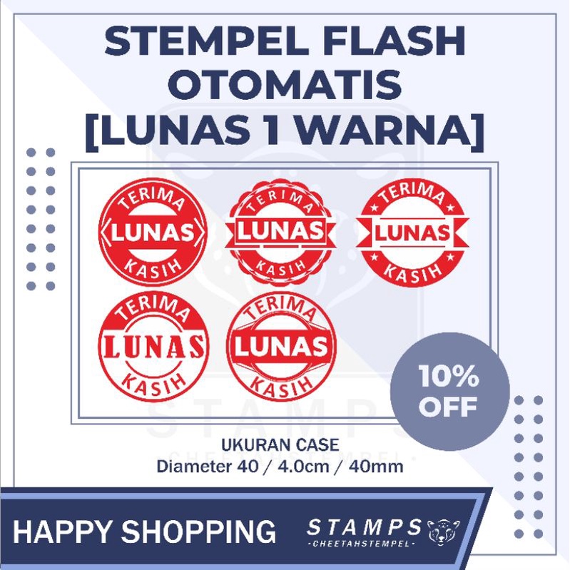 

STEMPEL LUNAS, STEMPEL OTOMATIS, STEMPEL FLASH, BULAT D40