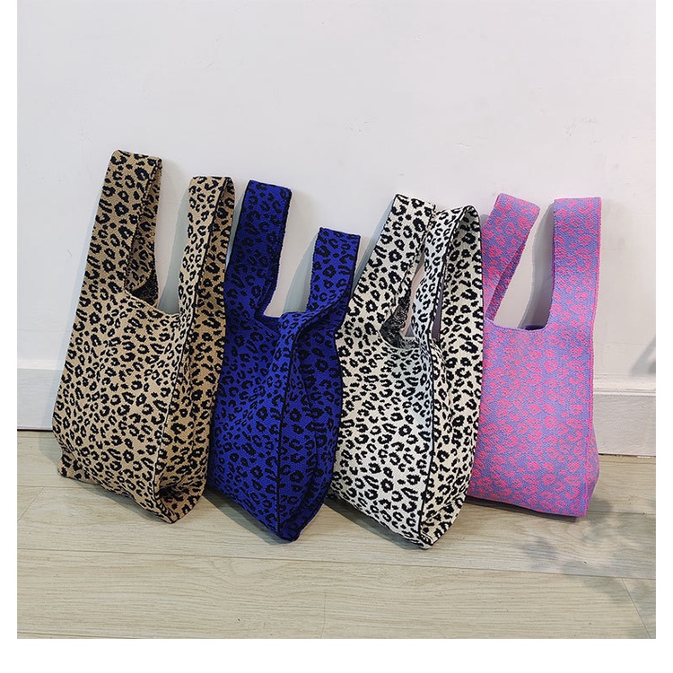 Gobra ♕ TW006 Tas Bene Korean Knitted Checkered Tote Bag Tas Rajut Motif Bulat Bulat Kecil Totebag Buffollow Vacay Viral Bangkok Import