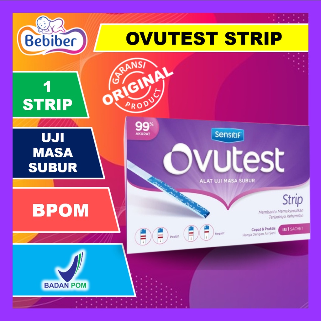 Jual Ovutest Strip Strip Tes Masa Subur Tes Ovulasi Ovulation