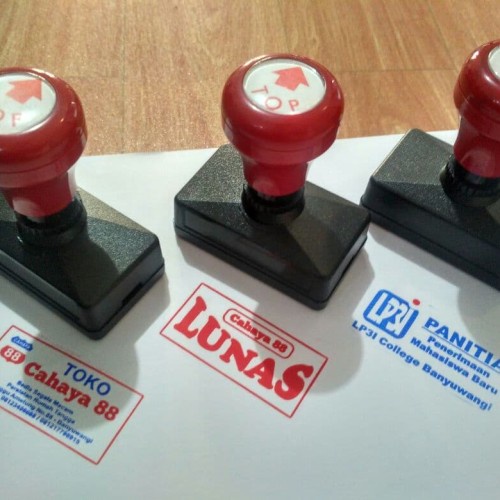 STEMPEL FLASH STEMPEL OTOMATIS STEMPEL LIGALISIR-MENGESAHKAN-MENGETAHUI UKURAN 43X67 MM