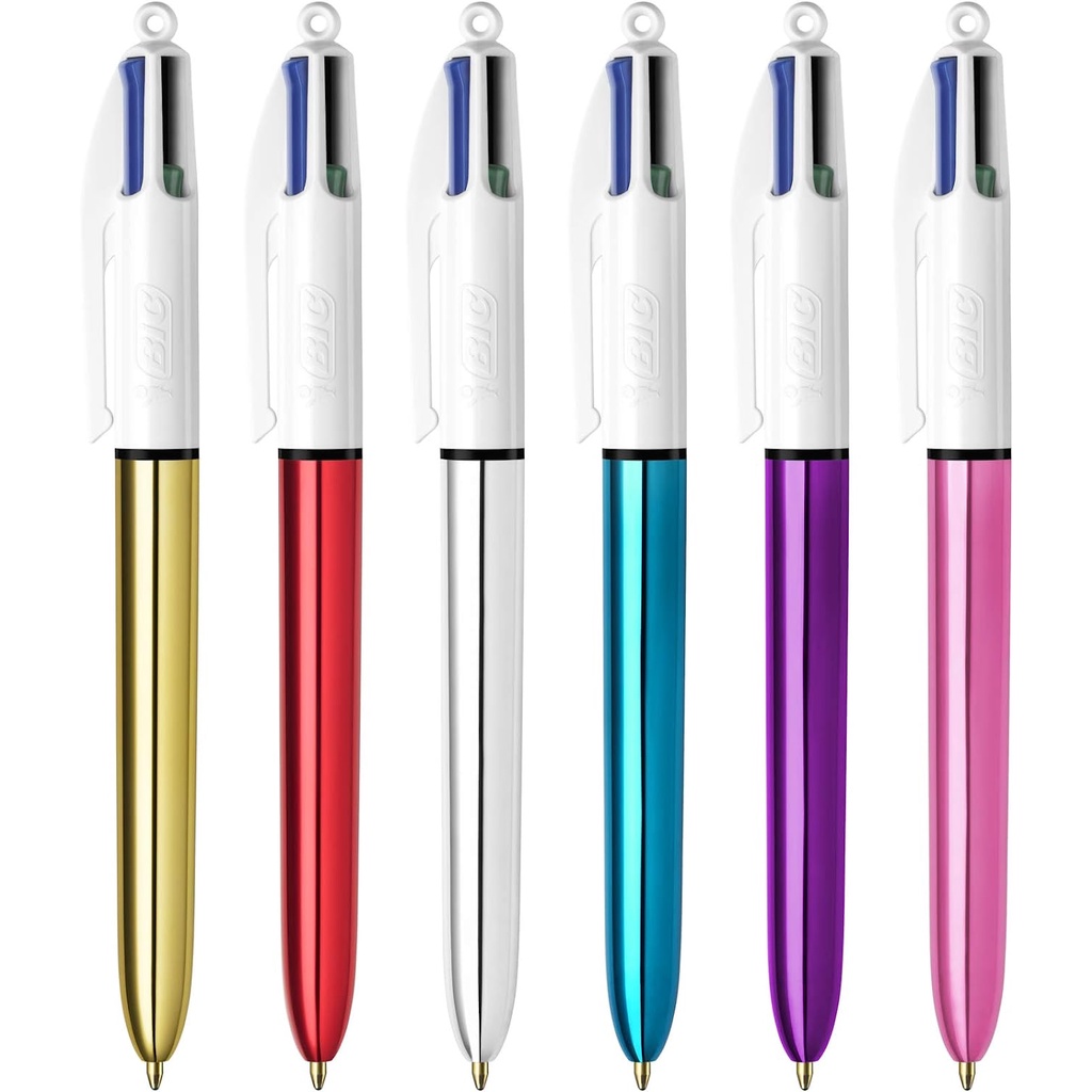 

Bic Shine 1.0 mm 4 Color Ballpoint Pen