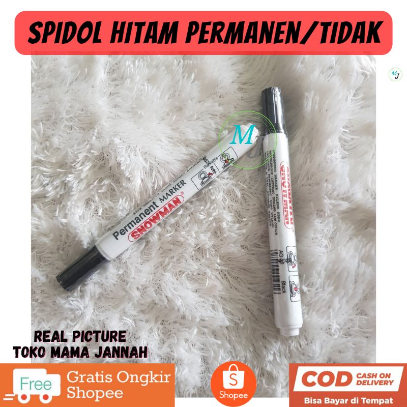 

Spidol Snowman Spidol Papan Tulis Permanen Hitam