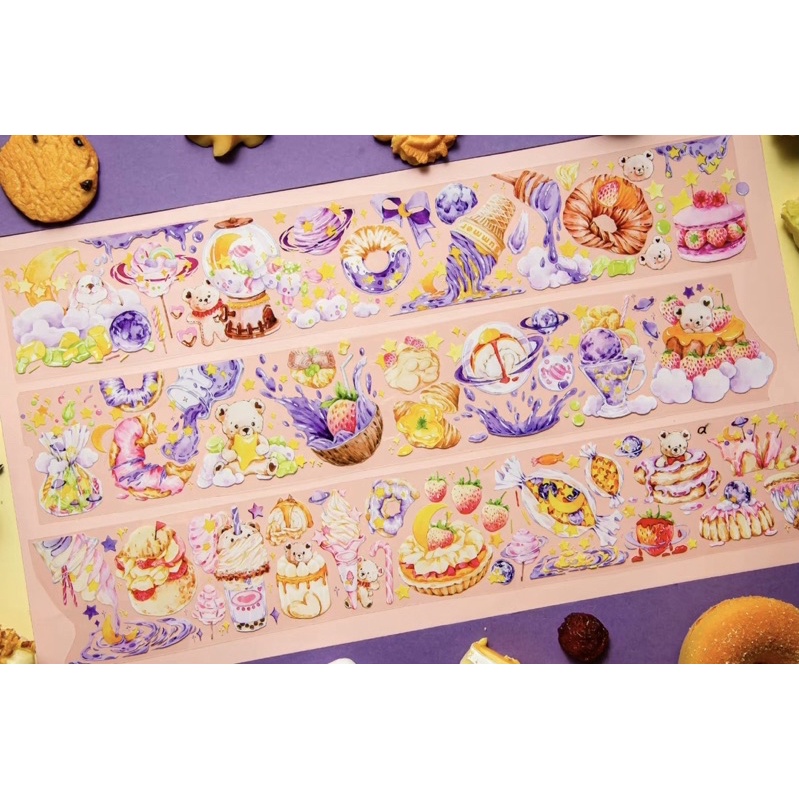 

[Sample] Deer Studio Candy Stars PET Tape