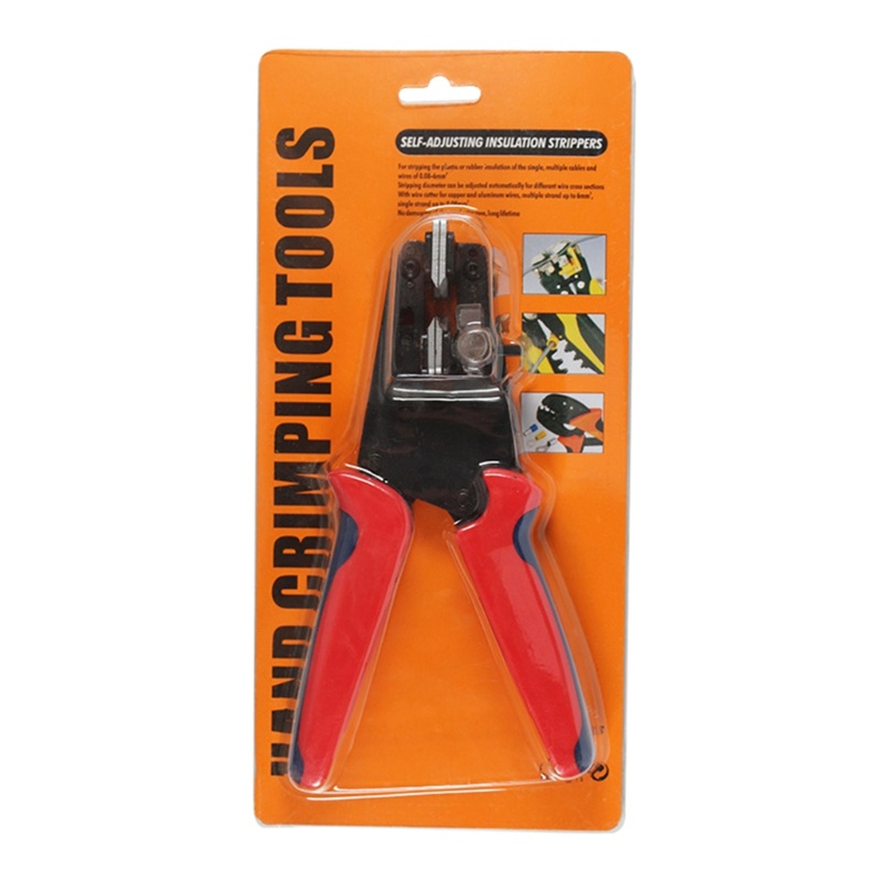 Alat Pengupas Kabel Kawat Rahang Datar 0.25.75,1.5,2,5,4,6mm2 Bahan Baja Karbon