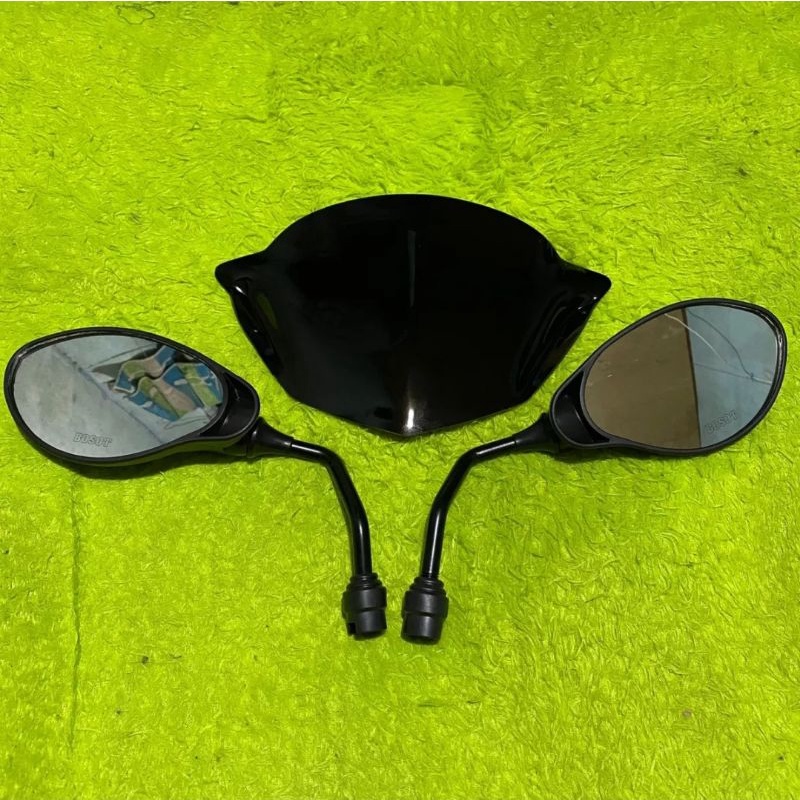 Paket spion x1 pnp honda beat esp plus visor bahan akrilik universal pnp