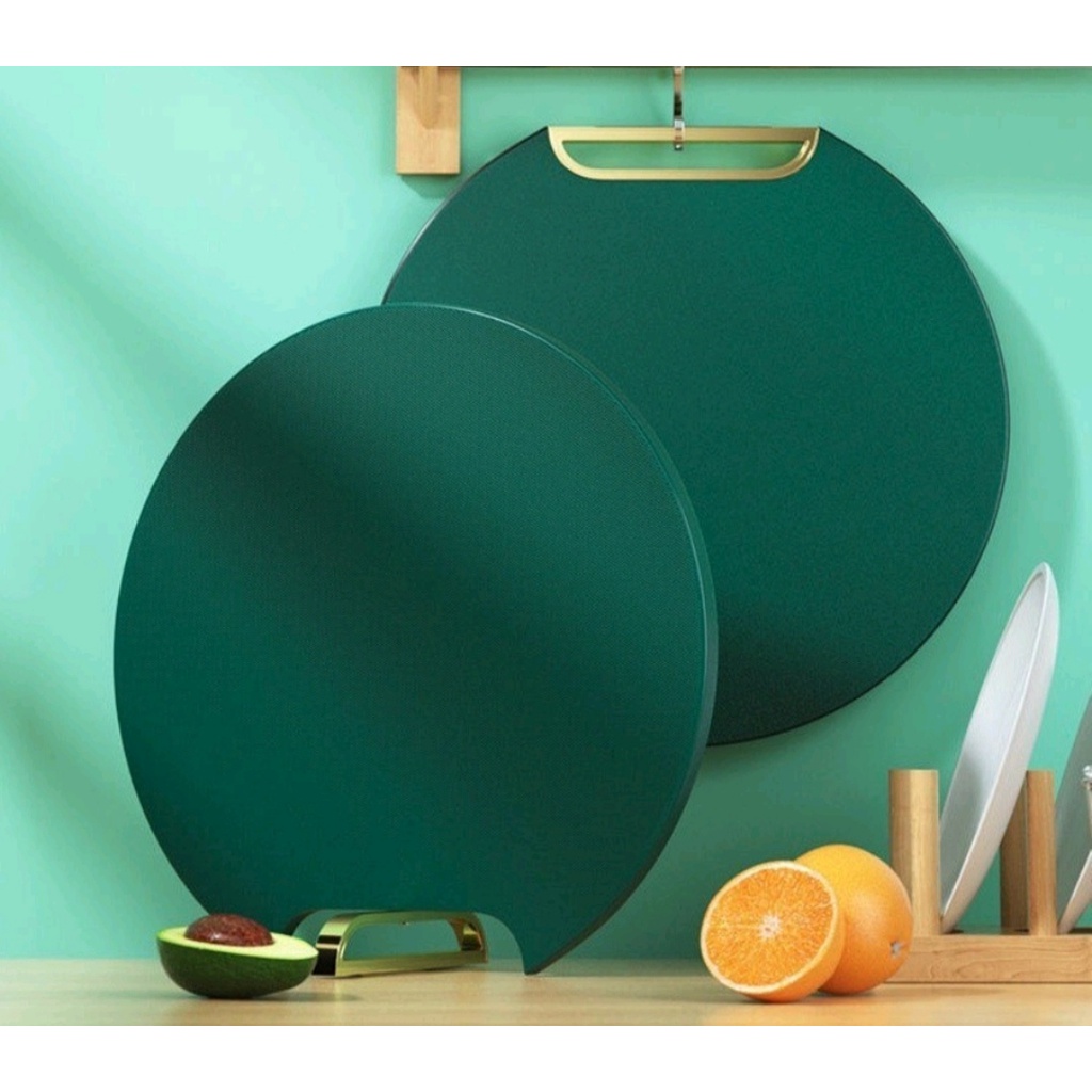Talenan Plastik Anti Jamur / CUTTING BOARD TEBAL/ Talenan Bulat Cantik