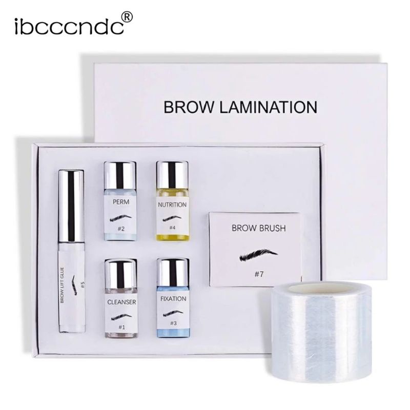 IBCCC  NDC BROW LAMINATION KIT SET EYEBROW LIFTING KIT PENGANGKAT ALIS BROW BOMBER LOTION PERM DIY