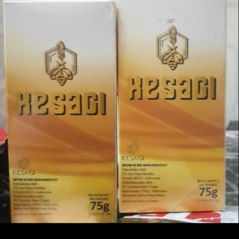 Kesagi Madu Kesagi 1 box Isi 5 sachet Original Bpom