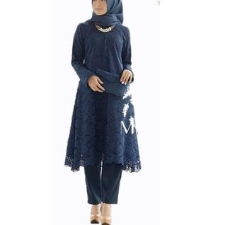 [ADA JUMBO]SET MARIANNE//SETELAN BRUKAT//FASHION WANITA//CELANA KULOT//TUNIK WANITA –AT.22Oc22p