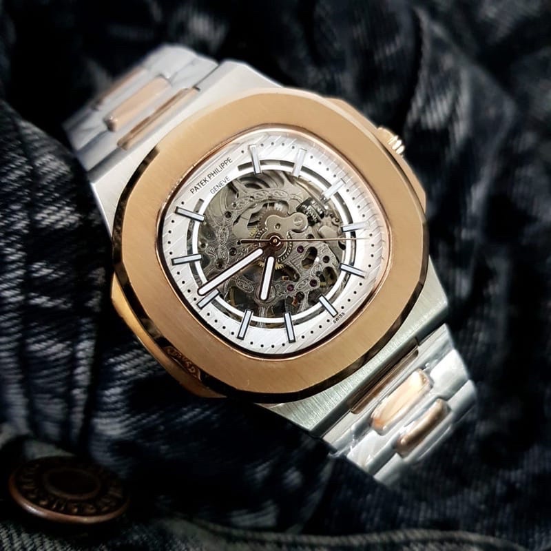 jam tangan pria PATEK automatic all steel