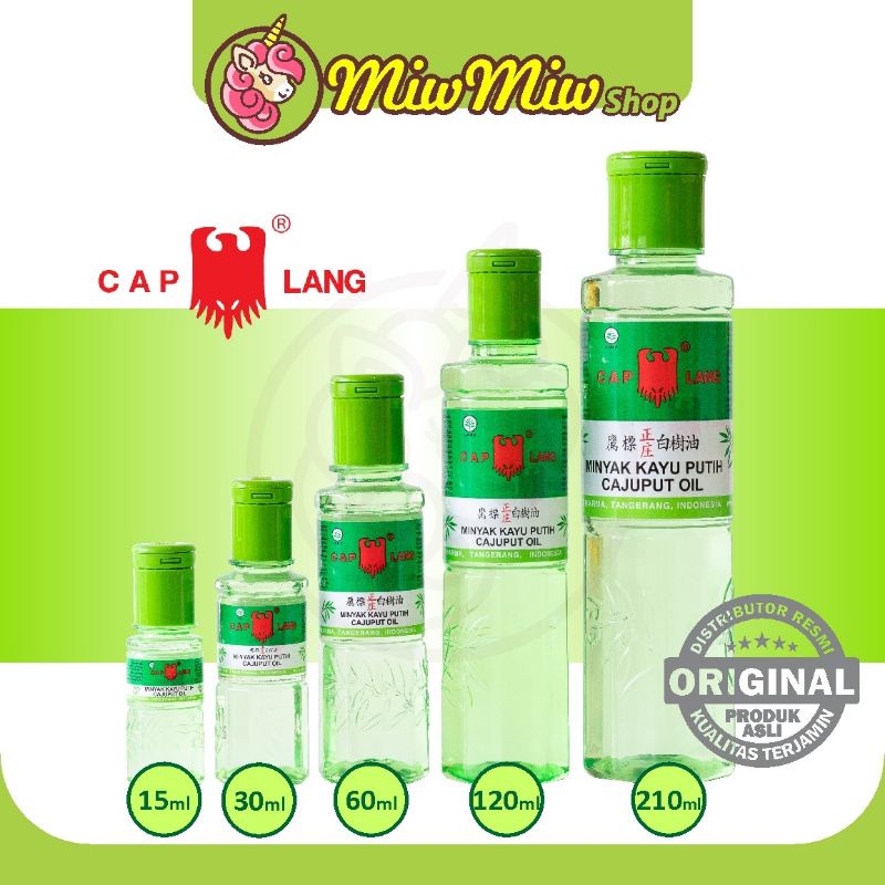 Minyak Kayu Putih Cap Lang 15/30/60/120/210 ml