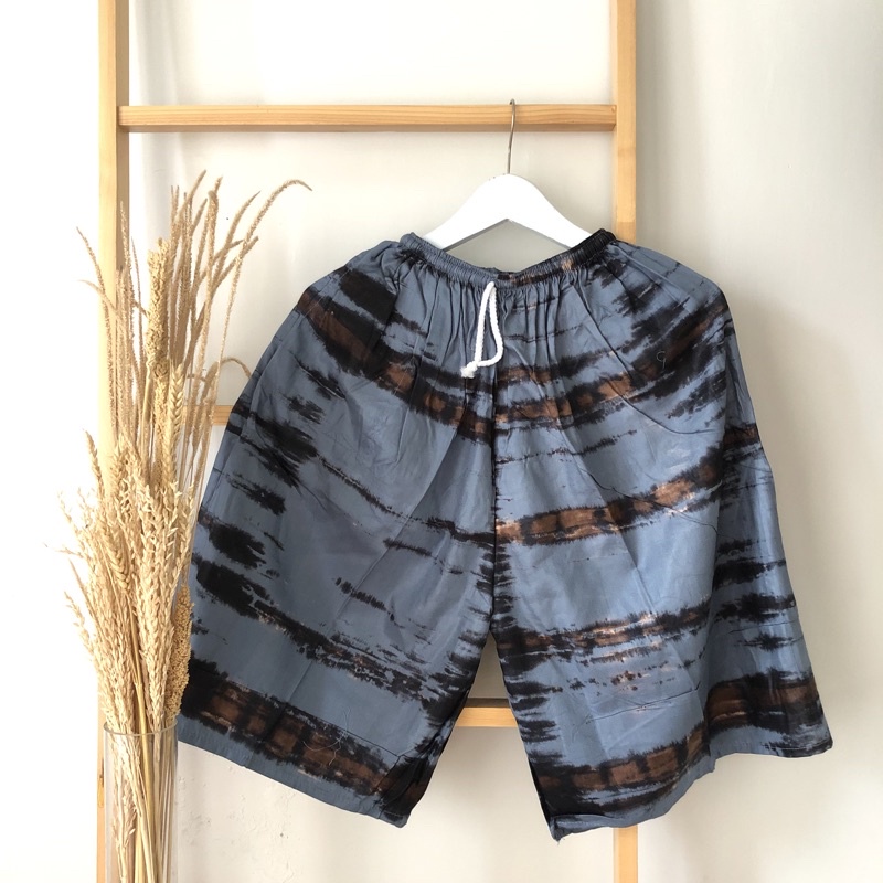 Celana Pendek 3/4 Wanita / Pria Tie Dye
