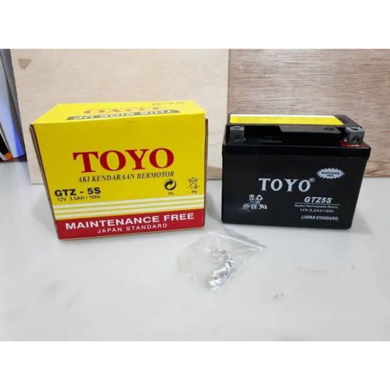 Jual Aki Toyo GTZ-5S Aki kering motor beat vario 110 spacy genio
